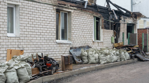 Professional Soot Cleanup technician working in Milford, OH